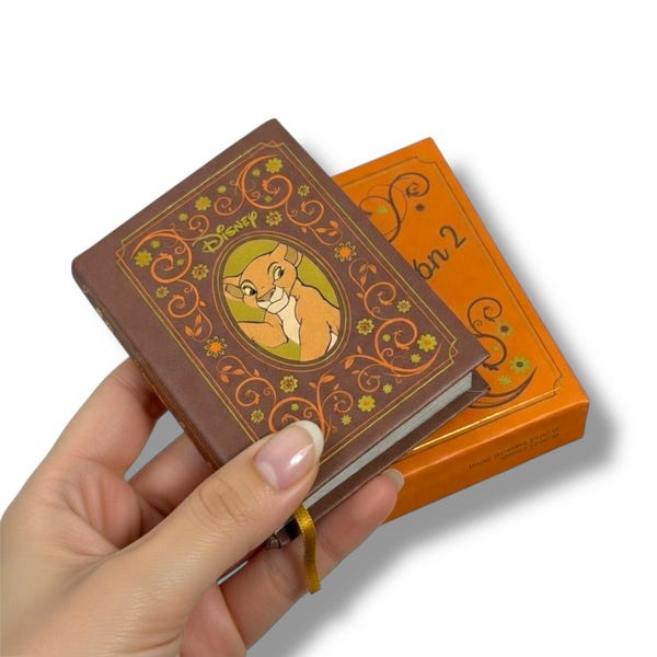 El Rey León 2 Disney Miniature Book - Lion King 2 Salvat Collection