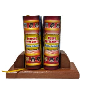 Biblia Infantil, set van 2, Antiguo y Nuevo Testamento-miniboeken met standaardillustratie afbeelding 2