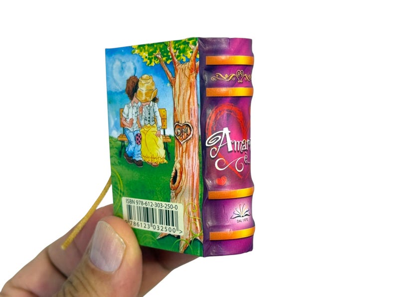 Amarti Włoska książka miniaturowa: Myśli o miłości, pierwsze wydanie zdjęcie 2