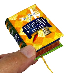 Libro de recetas de cocina peruana: Tapa dura ilustrada