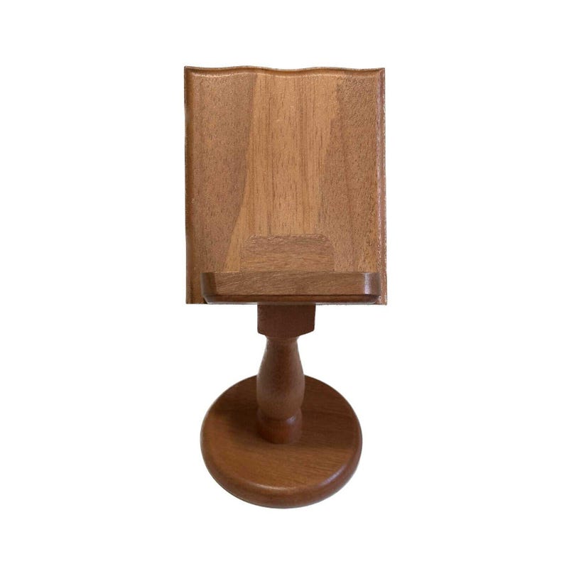 Mini Wooden Lectern Book Holder for Small Books (6" Tall) image 6