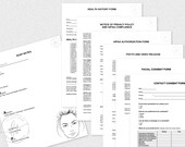 Skin Care Basic Bundle | Spa | Esthetician | Aesthetician | Medical Spa | Spa Business Forms | Client Forms | Editable Forms