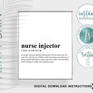 Nurse Injector Facial Injectables Decor Spa Quote Salon Quote Spa Salon Skin Care Quote Beauty Quote Medical Spa Med Spa image 2