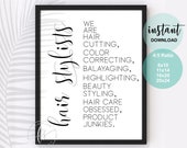 Hair Stylists | Salon Quote | Spa | Salon | Hair Care Quote | Beauty Quote | Salon Decor | Spa Decor | Hair Stylist Print | Salon Print