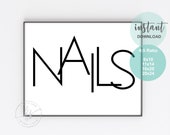 Nails | Salon Quote | Wall Quote | Spa | Salon | Hair Care Quote | Beauty Quote | Salon Decor | Spa Decor | Hair Stylist Quote | Nail Tech