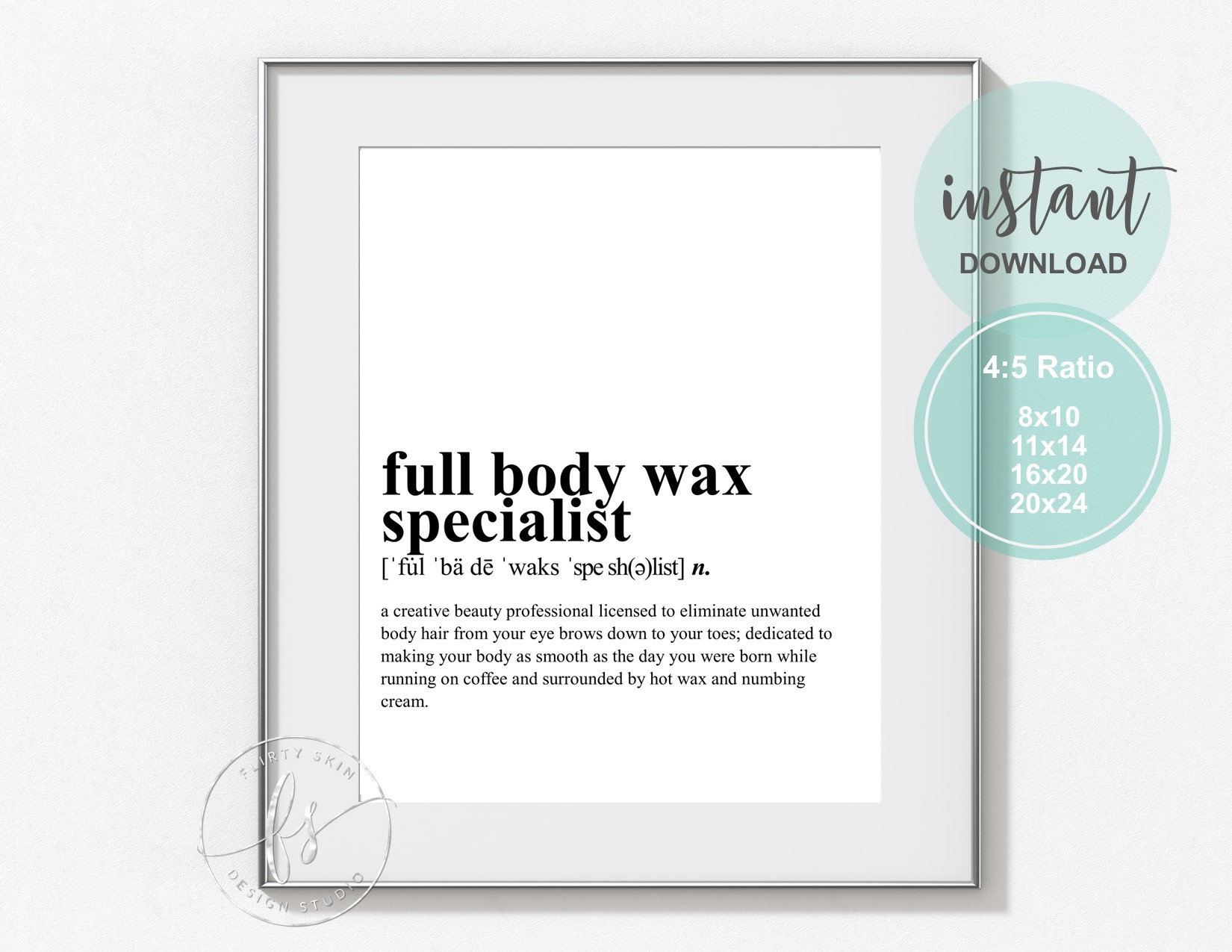 Full Body Wax Specialist Salon Quote Spa Quote Spa Etsy