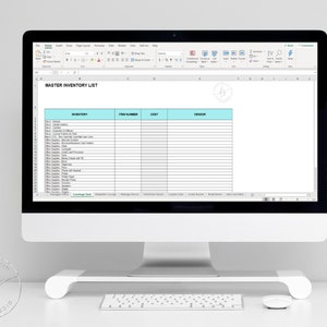Master Inventory List | Inventory | Operating Supplies | Spa | Salon | Esthetician | Massage Therapist | Cosmetology | Nails | Editable Form