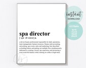 Spa Director | Spa Quote | Quote | Spa | Salon | Beauty Quote | Spa Decor | Salon Decor | Salon Quote | Medical Spa | Hotel Spa