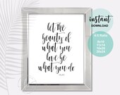 Let the beauty of what you love be what you do | Spa Quote | Salon Quote | Spa | Salon | Medical Spa | Salon Decor | Spa Decor | Med Spa