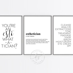 Facials | Skin Care | Esthetician Decor | Spa Quote | Spa | Salon | Skin Care Quote | Beauty Quote | Skin Care Specialist | Aesthetician
