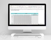 Employee Attendance Tracker | Spa | Salon | Business Essentials | Editable Excel Spreadsheet