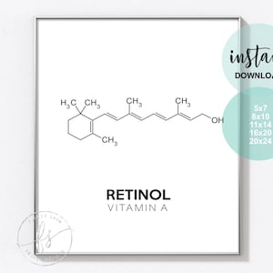 Retinol | Esthetician Decor | Spa Quote | Salon Quote | Spa | Salon | Skin Care Quote | Beauty Quote | Medical Spa | Print