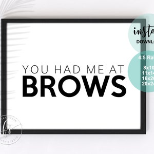 Me tenías en las cejas / Decoración esteticista / Cita de spa / Spa / Salón / Cita de cejas / Belleza / Decoración de spa / Decoración de salón / Cita / Cejas