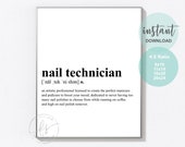 Nail Technician | Nail Quote | Salon Quote | Spa | Salon | Nail Care Quote | Beauty Quote | Salon Decor | Manicure | Pedicure | Quote