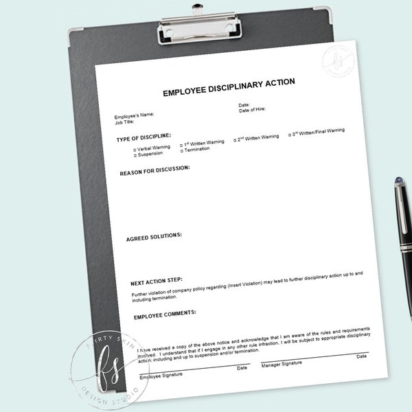 Hr Documentation Template Etsy