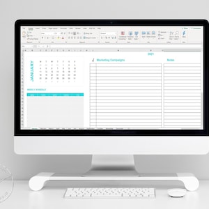 Marketing Calendar Template | Spa | Salon | Massage Therapist | Esthetician | Cosmetologist | Nail Tech