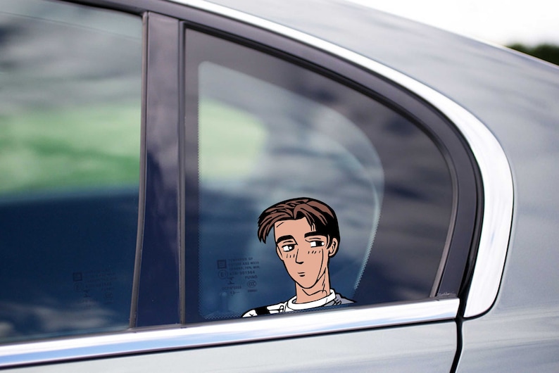 Window Bumper Decoration Funny Vinyl Cat Face Peering Vehicle Decal Car Sticker