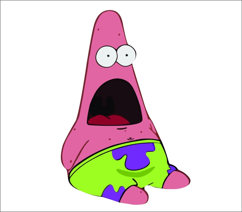 Téléchargement gratuit Images Patrick Surprise Face Sponge Bob Humour Bumper Window Car Etsy actualisé par