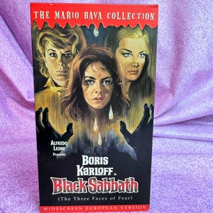 Vintage VHS - Boris Karloff in "Black Sabbath" and "Frankenstein 1970" - Near Mint Condition