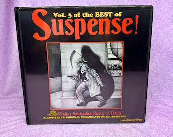 Cassettes radiophoniques à suspense d'époque | Vincent Price, Hollywood classique (12 cassettes)