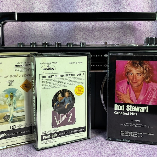 Rod Stewart - Music Cassettes - Various Titles