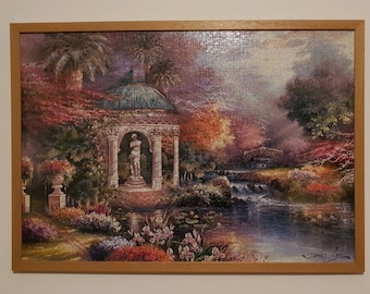 framed puzzle etsy