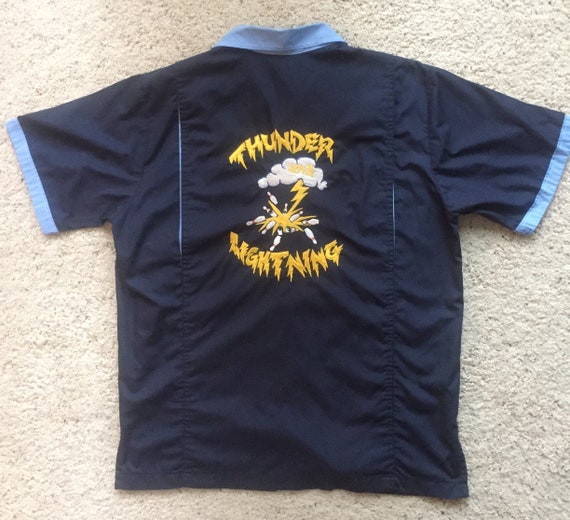 Vintage style “Thunder and Lightning” Embroidered