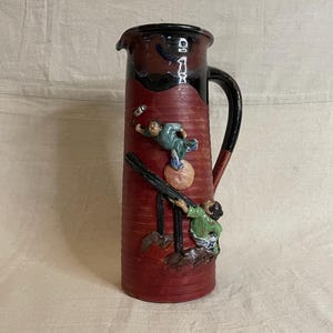 1920&#39;s to 30&#39;s Original Vintage Sumida Gawa Pitcher by Inoue Ryosai(*)