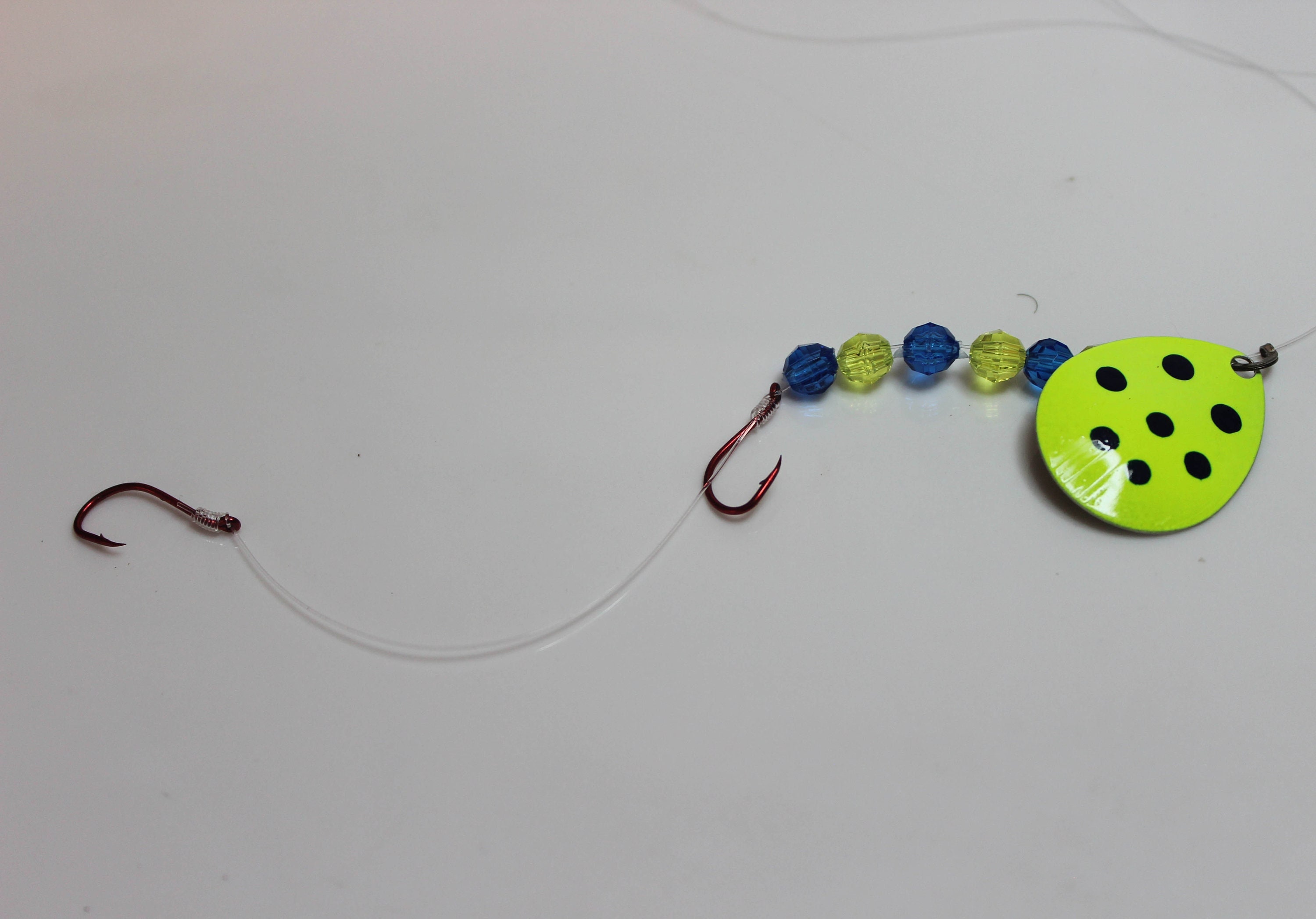 Blue & Chartreuse Crawler Harness 