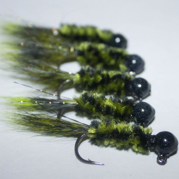Crappie Hair Jigs Etsy