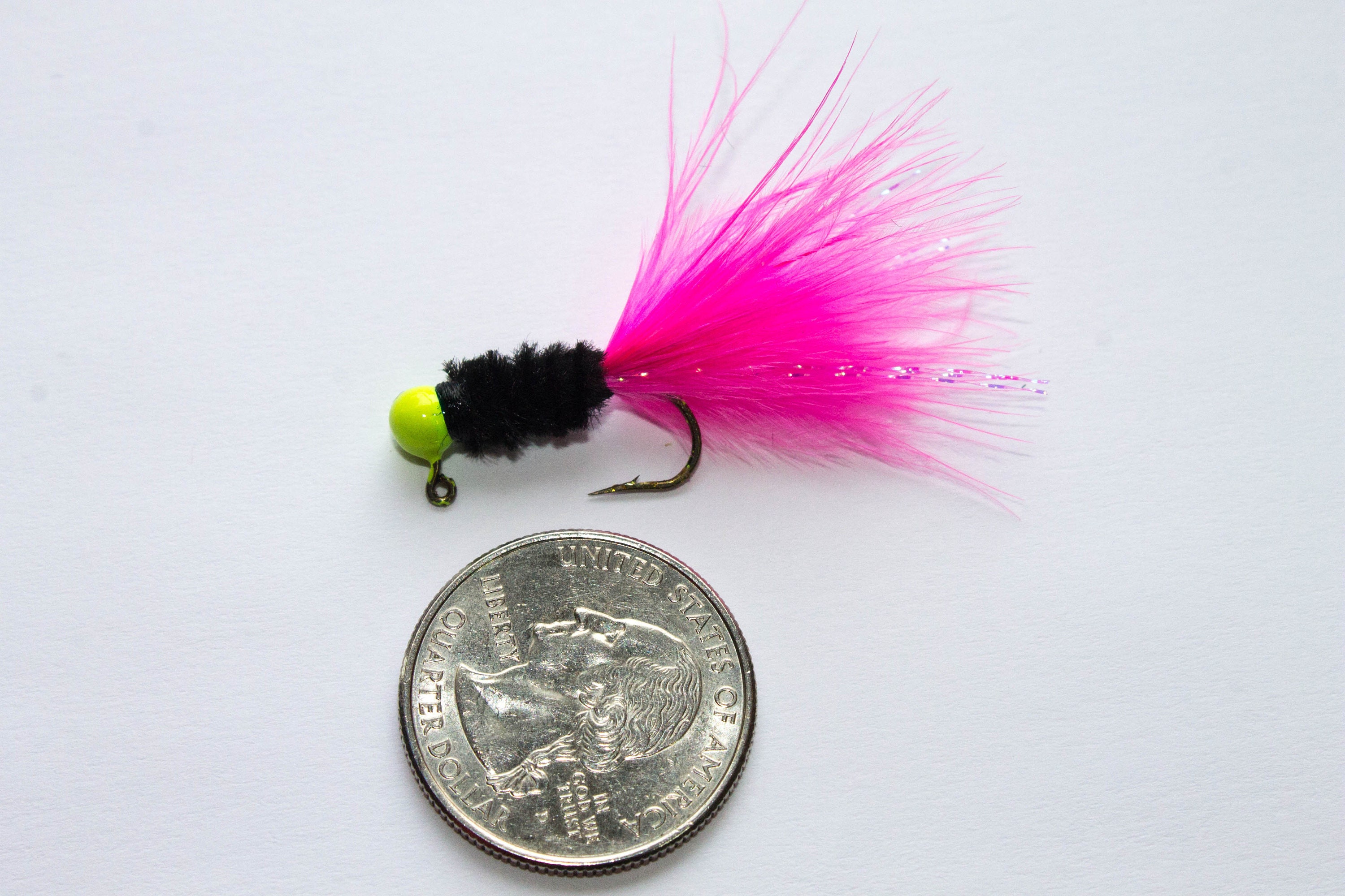 Crappie Jigs Legati A Mano 1/16 Oz – Confezione Da 3, Fatto In USA, Colore Nero