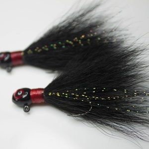 Black Bucktail Crappie Jig