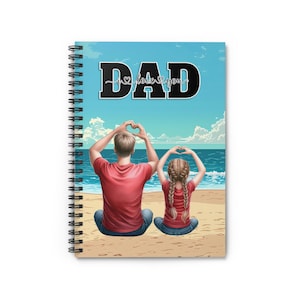 Cahier à spirales pour papa sincère - lignes lignées, cadeau parfait pour la fête des pères, journal personnel, prise de notes, souvenir, cadeau pour papa