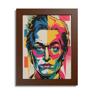 Framed Vibrant Art Print: Modern Home Wall Decor