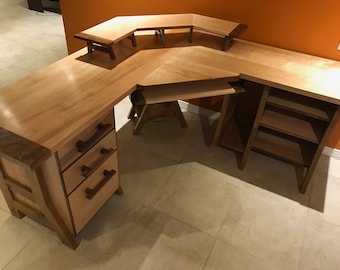 Plans & Build Guide for:KX Computer Desk - Home Office / Gaming Desk / Corner Desk / Shelves / Cabinet / Computer Support / Monitor Support