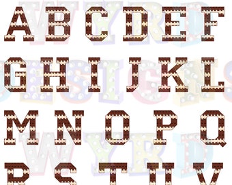Football Alphabet Font, Sports Alphabet Font, Football Sublimation, Digital Font, Sublimation Design, Printable Transfer, Digital File, PNG