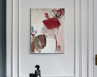 Abstract painting, Neutral wall art, Acrylic painting, wall art, Large wall art, Minimalist wall art, Original painting