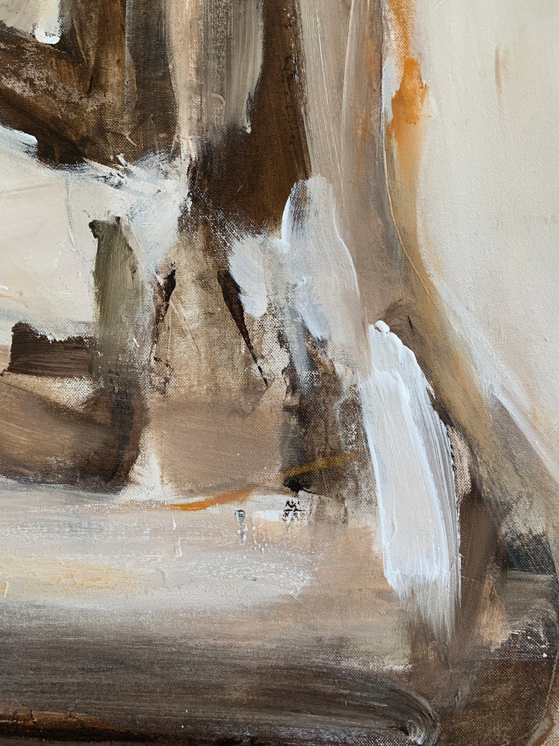 large-abstract-nude-art-painting-beige-brown-acrylic-on-canvas-etsy