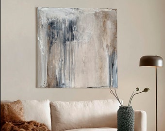 Large abstract painting Oversized paintings Extra large wall art abstract Canvas painting Neutral wall art Acrylic painting Original paintig
