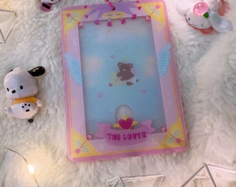 Acrylic Tarot Photocard Holder Keychain