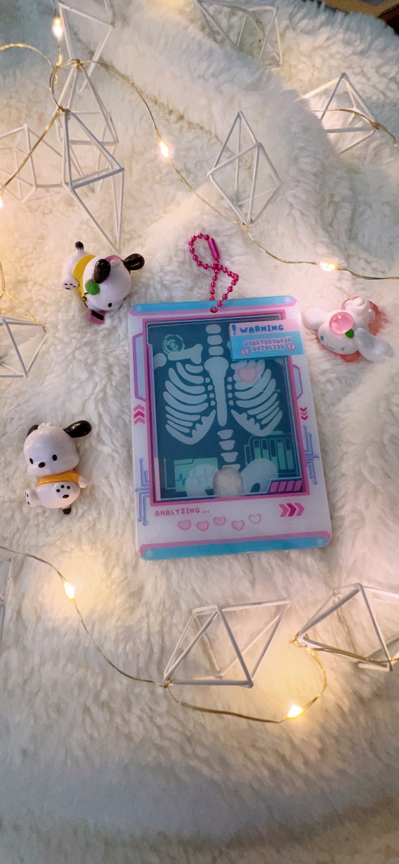 Acrylic Xray Cyberpunk Photocard Holder Keychain