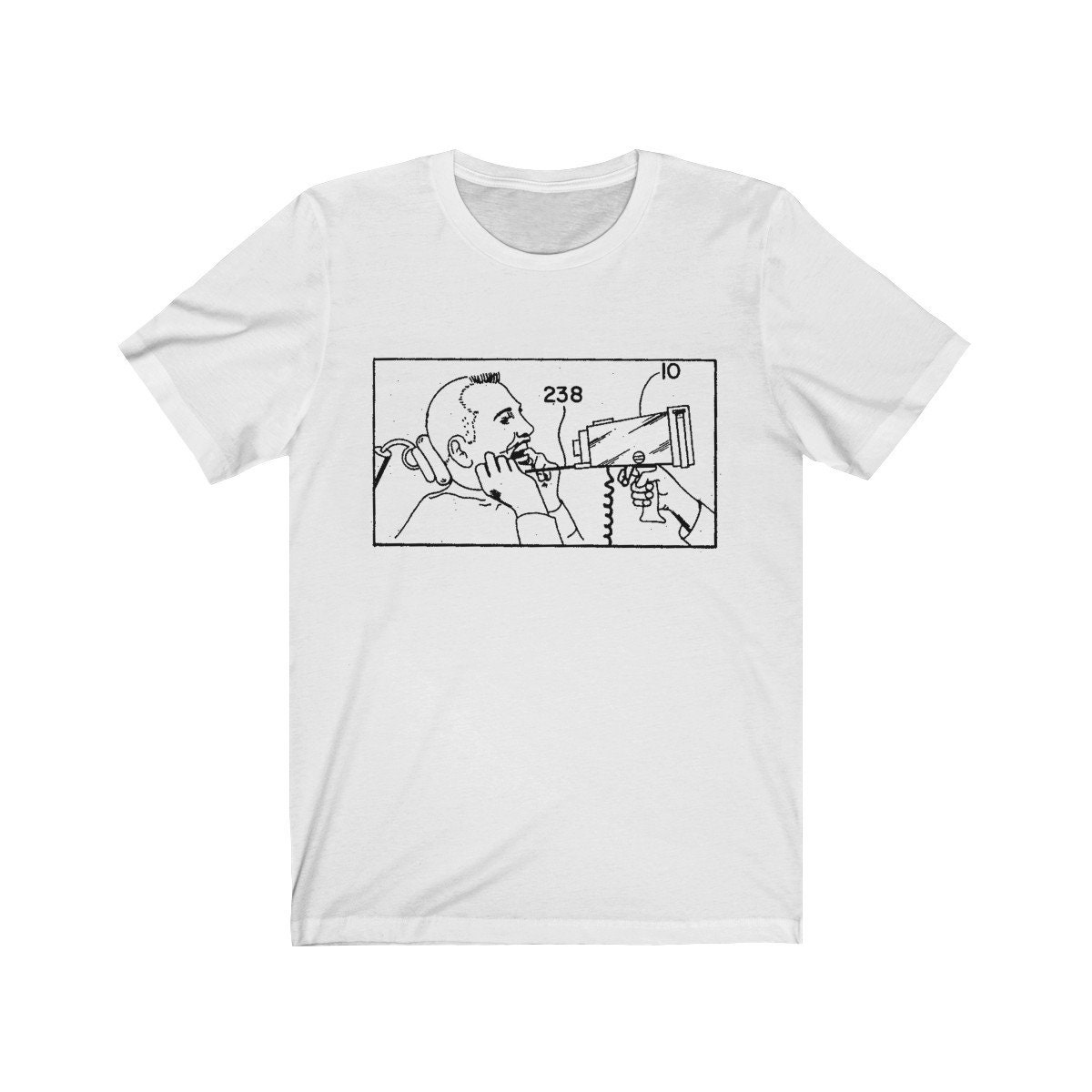 1967 Polaroid X-ray Dentist Camera Patent Illustration T-shirt - Etsy