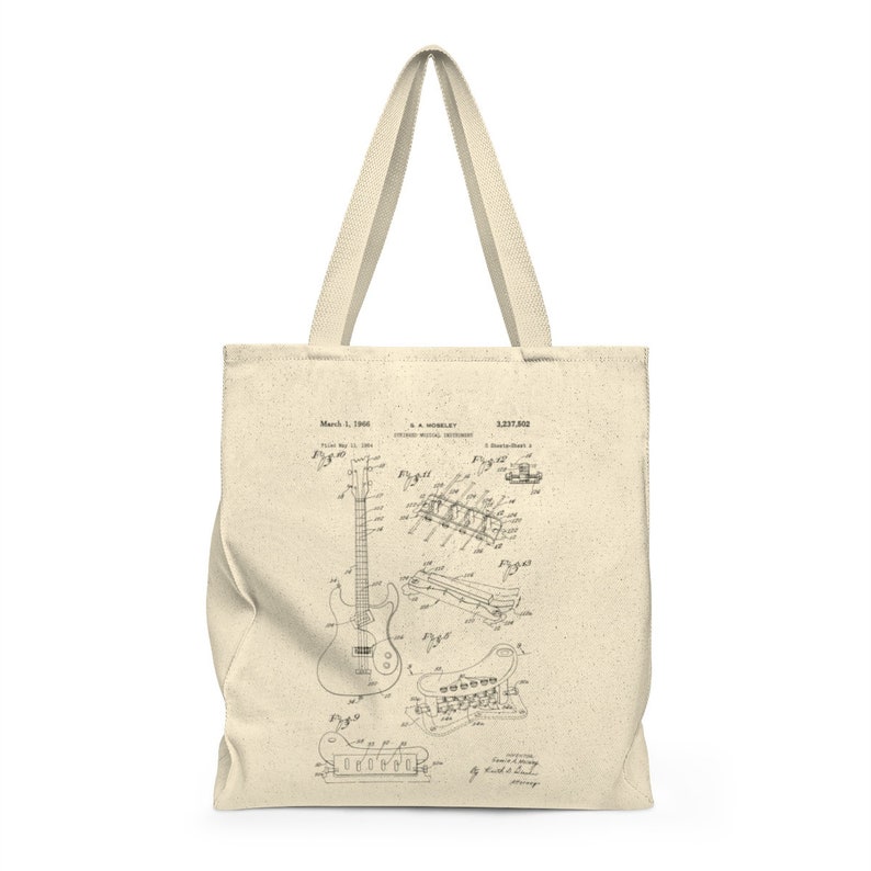 1966 Mosrite Mark V Vibrato Tuning Bridge For Guitars Illustration Canvas Totebag