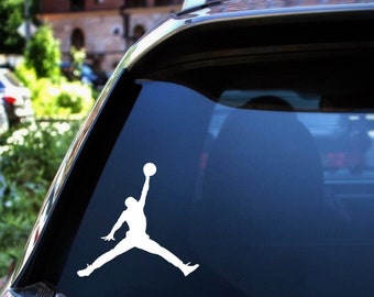 Air Jordan Decals Vehicle Jumpman Basketball Sticker