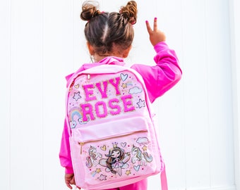 Personalized Backpack | Name Backpack| Back to School Bag | Custom Backpack | Patch Backpack | Fairy Backpack | Nylon Backpack | Preppy Bag