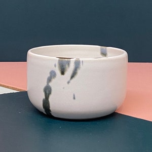 Black and White Ceramic Bowl 2 image 1