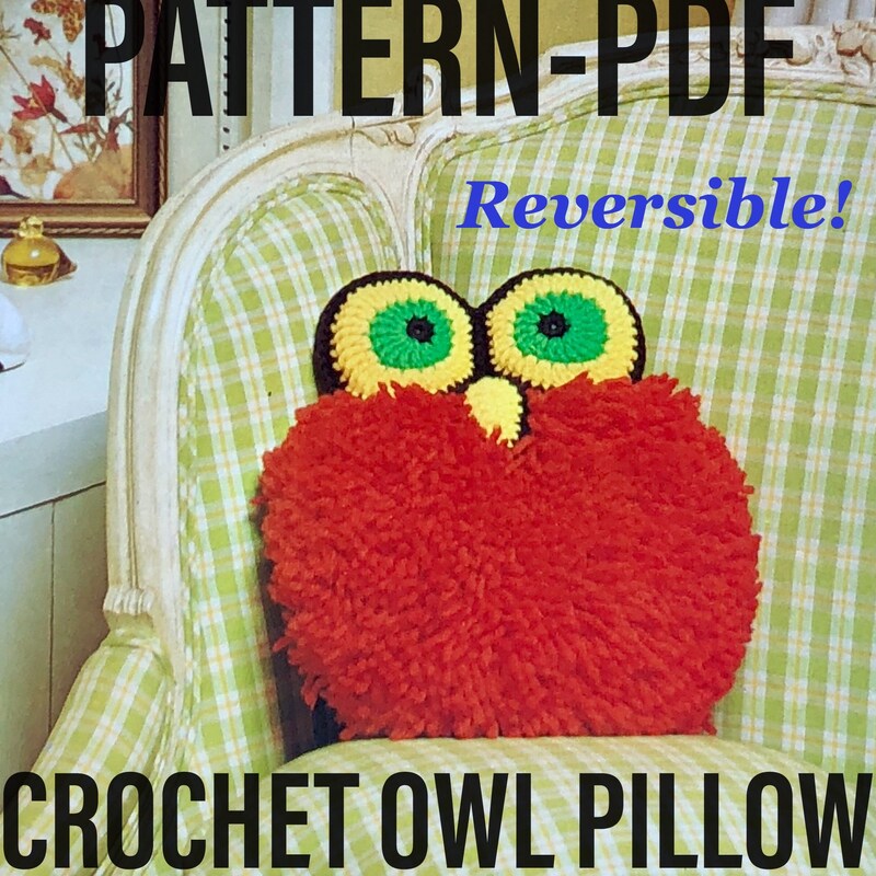 Owl Pillow Pattern Etsy