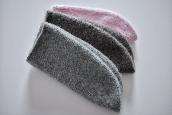 Alpaca silk hand knitted beanie hat/Fluffy soft warm alpaca beanie/More colours inside/Ready to ship.