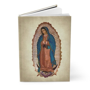 Our Lady of Guadalupe Hardcover Journal | Virgin Mary Catholic Notebook