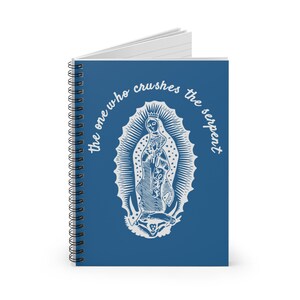 Our Lady of Guadalupe -Marian-Prayer Journal - Spiral Notebook - Ruled Line